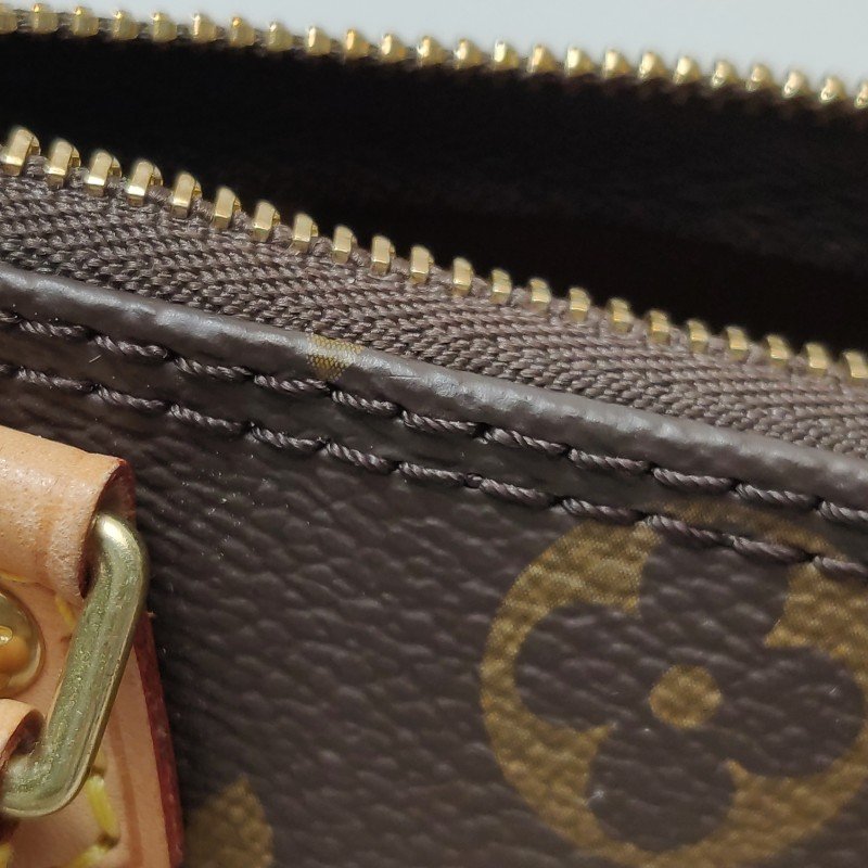 Louis Vuitton (LV) SpeedyNano植鞣革Monogram印花波士頓包斜背包肩肩包-15