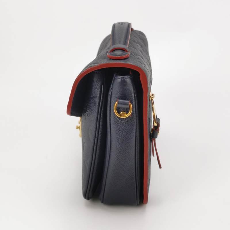 Louis Vuitton (LV) Pochette Metis中型牛皮壓花S-lock鎖扣郵差包斜挎包單肩包芯片款-2