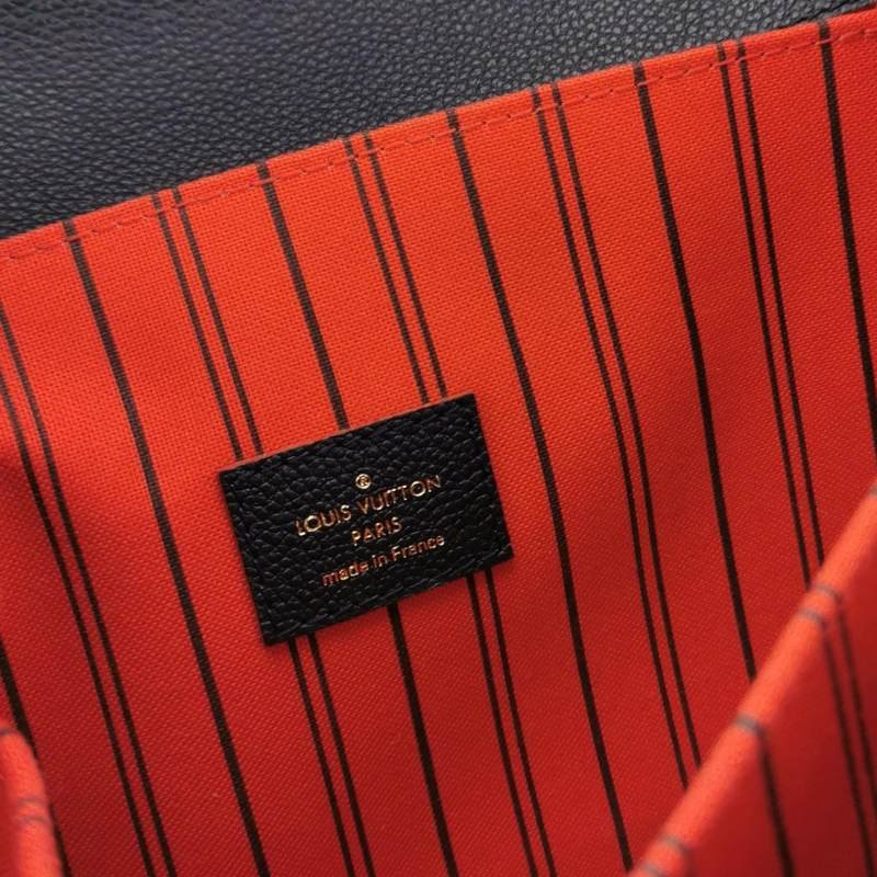 Louis Vuitton (LV) Pochette Metis中型牛皮壓花S-lock鎖扣郵差包斜挎包單肩包芯片款-7