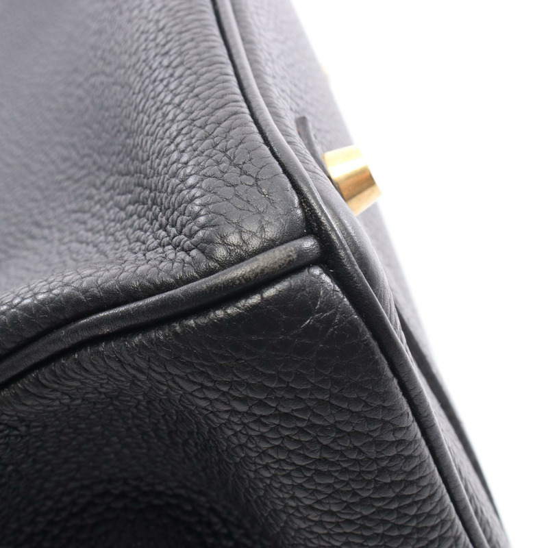 愛馬仕 Birkin 35 手提包,Togo 皮革,黑色,金色五金,二手,女士款-9