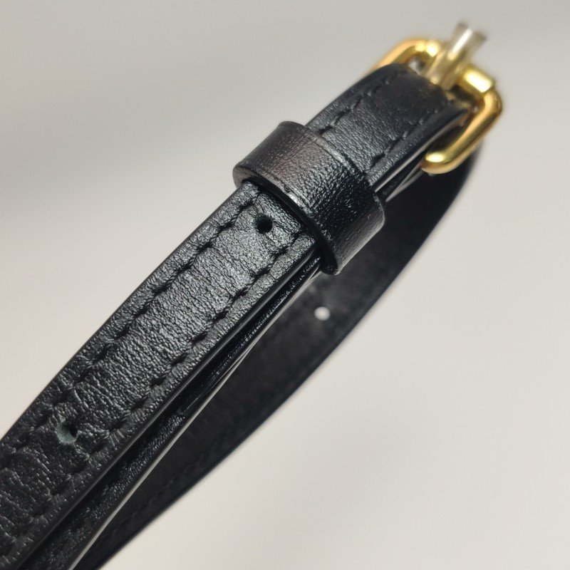 Louis Vuitton (LV) Petite Malle小盒子小號牛皮Monogram印花S-lock鎖扣斜挎包肩包-12