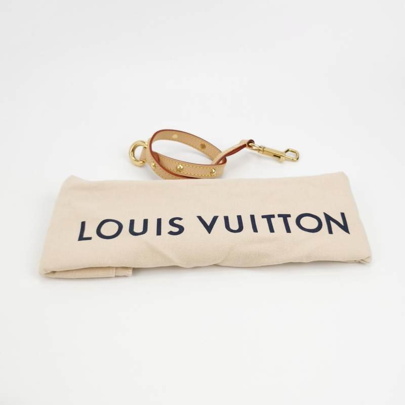 Louis Vuitton (LV) Sunset帆布植鞣革丹寧老花斜背包單肩包晶片款-8