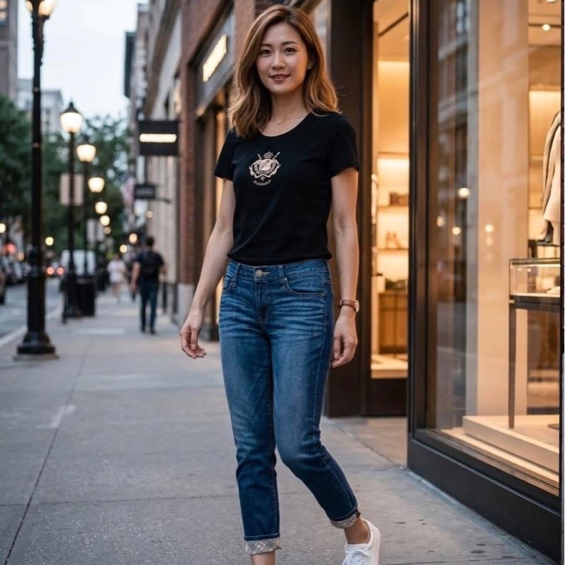 BURBERRY 倫敦 黑色金線刺繡徽章戰馬上衣-0