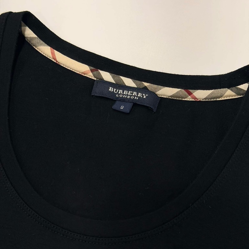 BURBERRY 倫敦 黑色金線刺繡徽章戰馬上衣-8