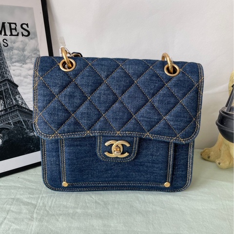 Chanel 23s 牛仔郵差包