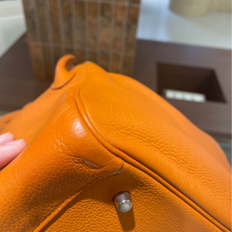 Hermes Lindy 34 橙色-5