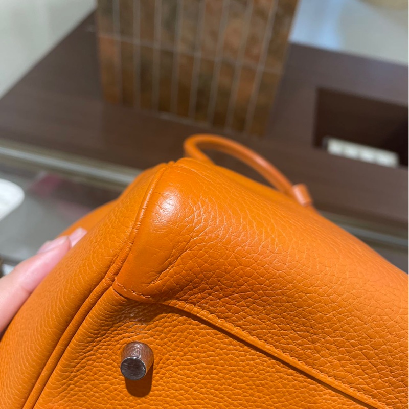 Hermes Lindy 34 橙色-6