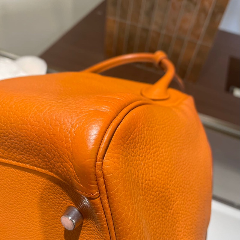 Hermes Lindy 34 橙色-7