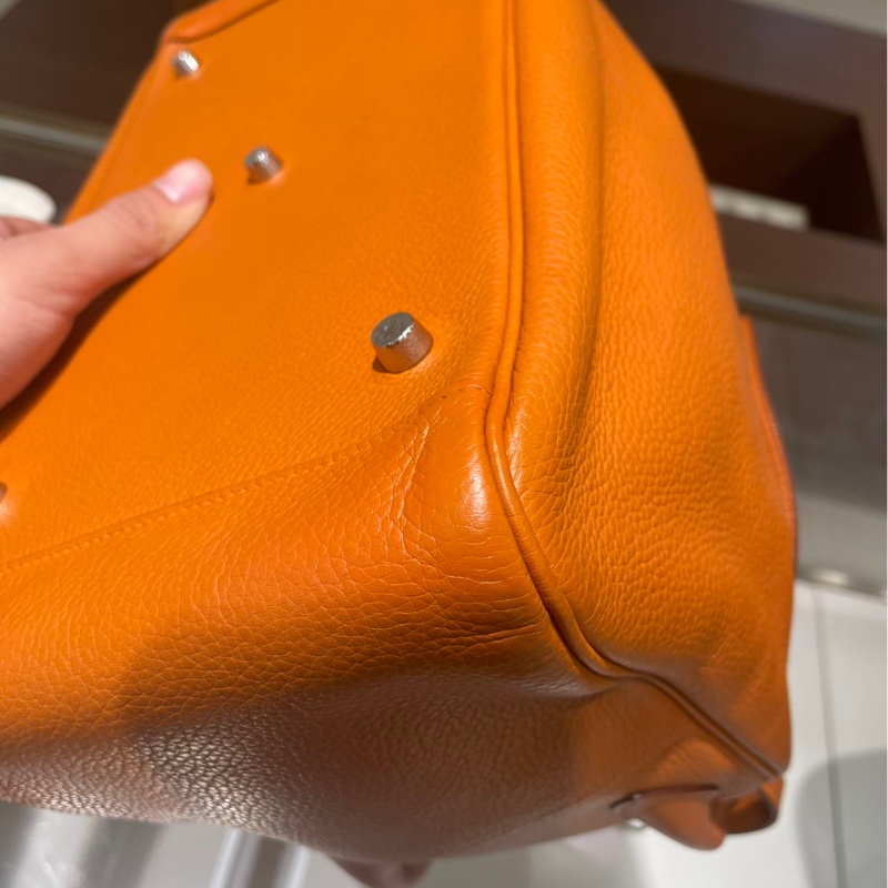 Hermes Lindy 34 橙色-8