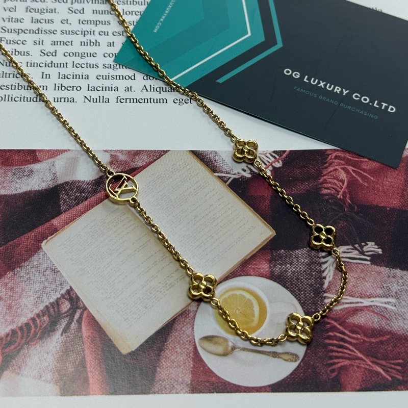 Louis Vuitton 小花項鏈-4