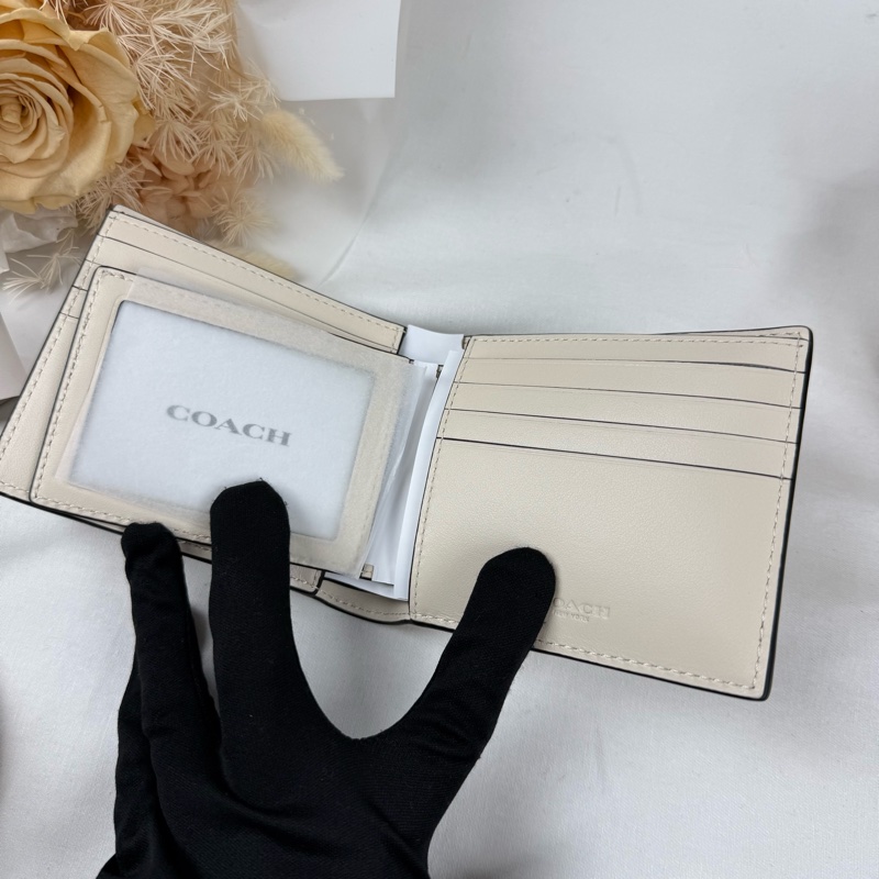 全新品 狀態良好 COACH 牛皮卡片夾-2