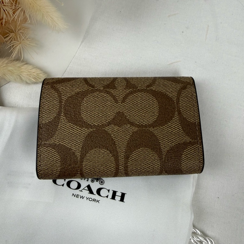 全新品 狀態良好 COACH 五鈎鑰匙包 鑰匙圈 男女適用-1