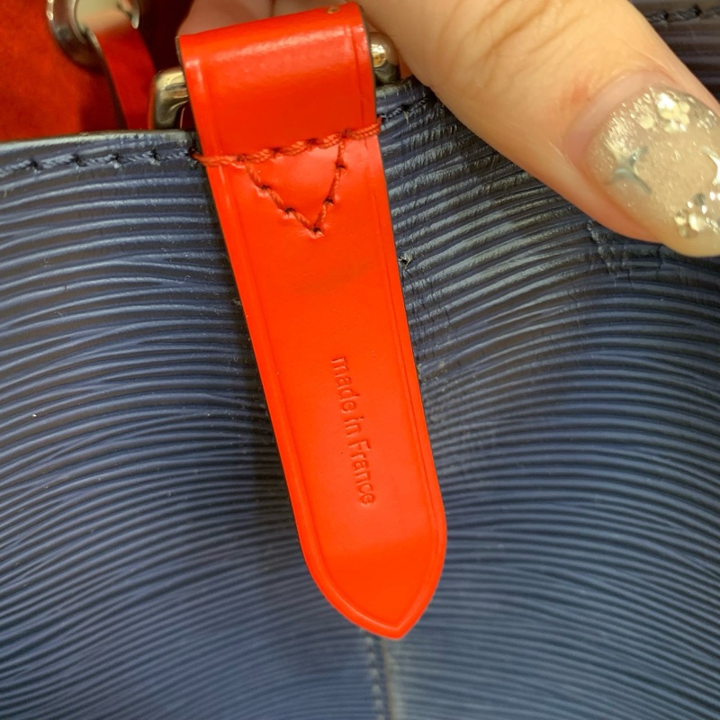 Louis Vuitton 路易威登 水波紋藍拼紅水桶 底長25  芯片➕編碼 附件：塵袋-13