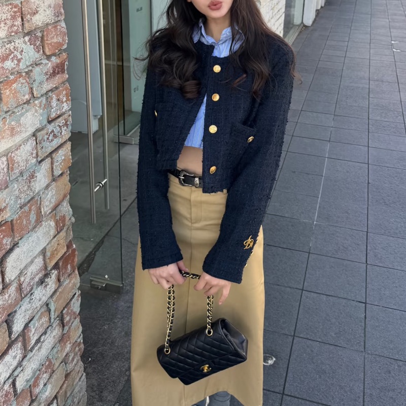 Chanel香奈兒CF25黑金荔枝皮口蓋包中號 閒置帶膜🈶購證-38
