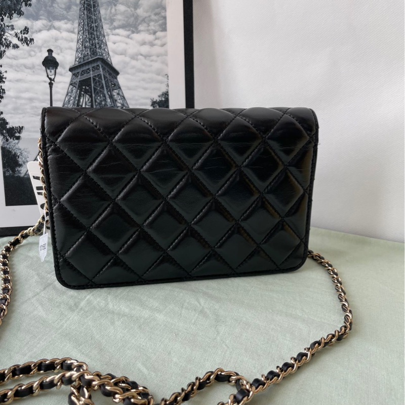 Chanel so black Wallet on chain-1