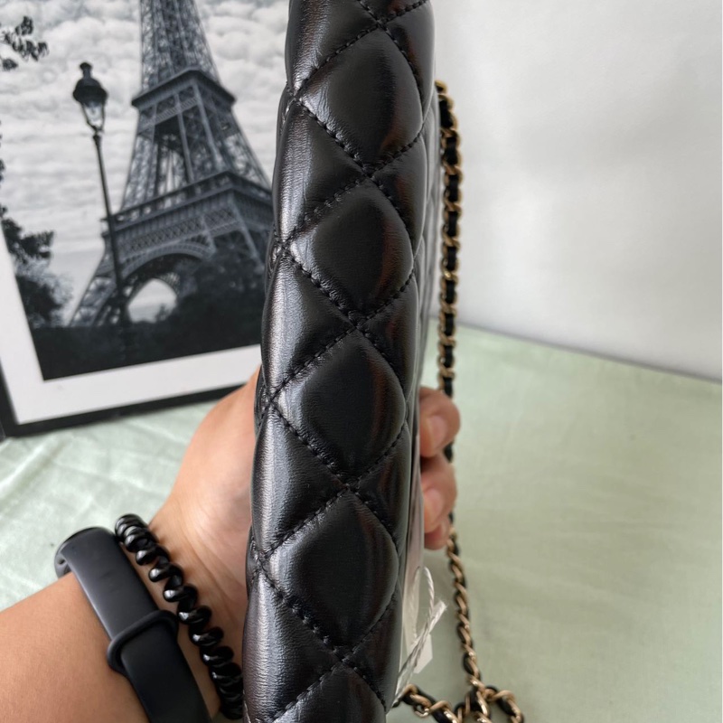 Chanel so black Wallet on chain-2