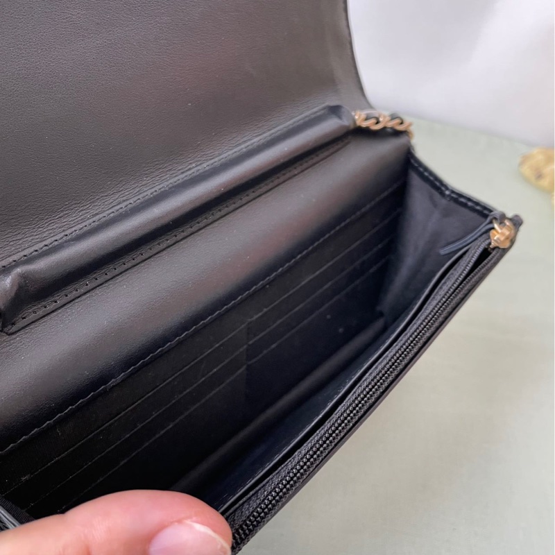 Chanel so black Wallet on chain-12