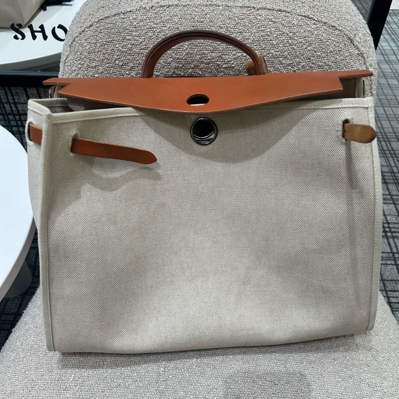 Hermès 愛馬仕米色 herbag39 特惠價 售出不退-0