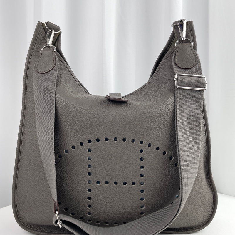 Hermès 愛馬仕 伊芙琳39 框P刻  男女同款-0