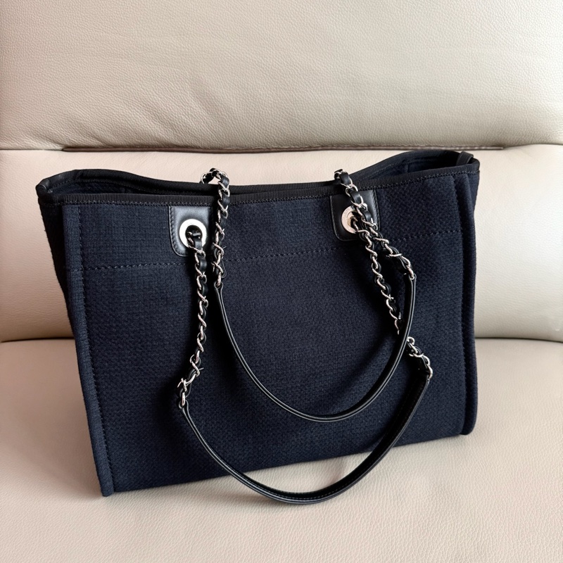 「M.Y精品」Chanel 小香 沙灘包  購物 TOTE 送禮可🎁 晶片款-5