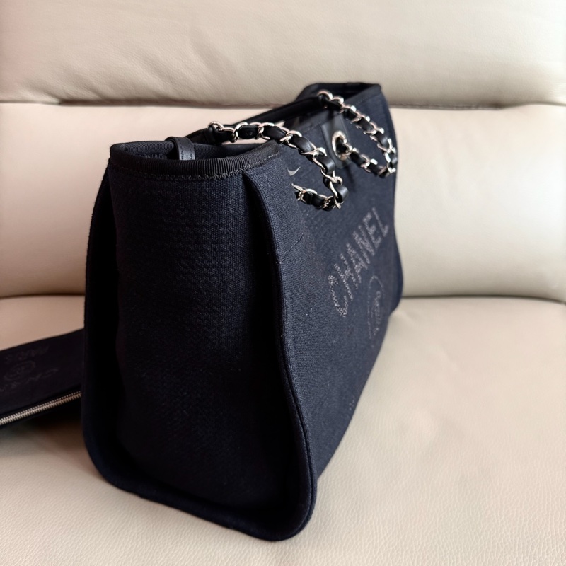 「M.Y精品」Chanel 小香 沙灘包  購物 TOTE 送禮可🎁 晶片款-7