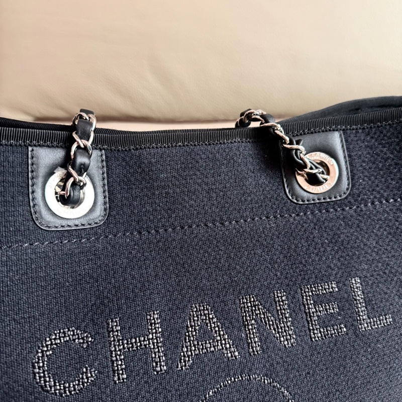 「M.Y精品」Chanel 小香 沙灘包  購物 TOTE 送禮可🎁 晶片款-8