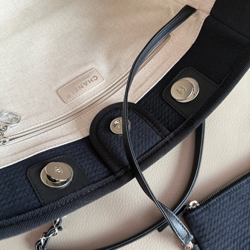 「M.Y精品」Chanel 小香 沙灘包  購物 TOTE 送禮可🎁 晶片款-22