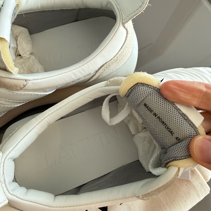 Lanvin 👍🏻 ⛵️Sneakers，100%Real正貨，100%New, size 43-4