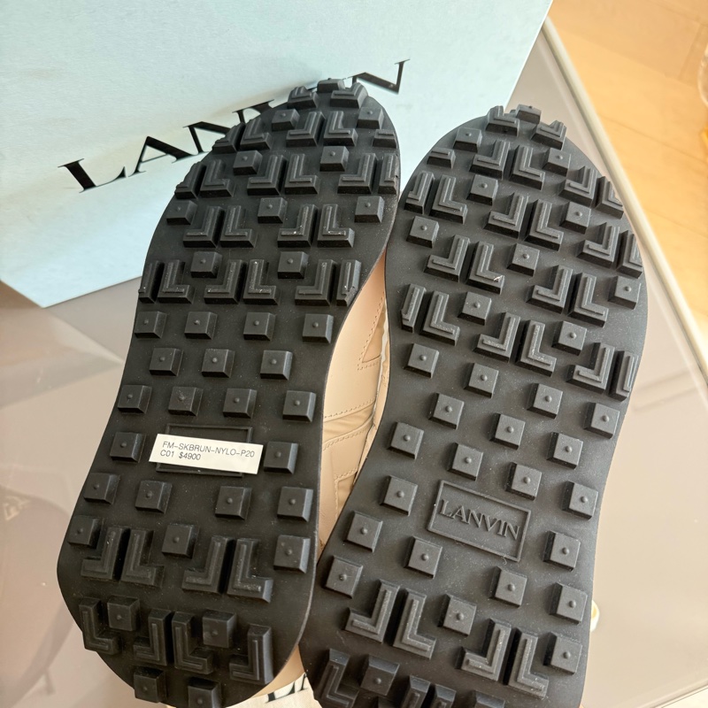 Lanvin 👍🏻 ⛵️Sneakers，100%Real正貨，100%New, size 43-5