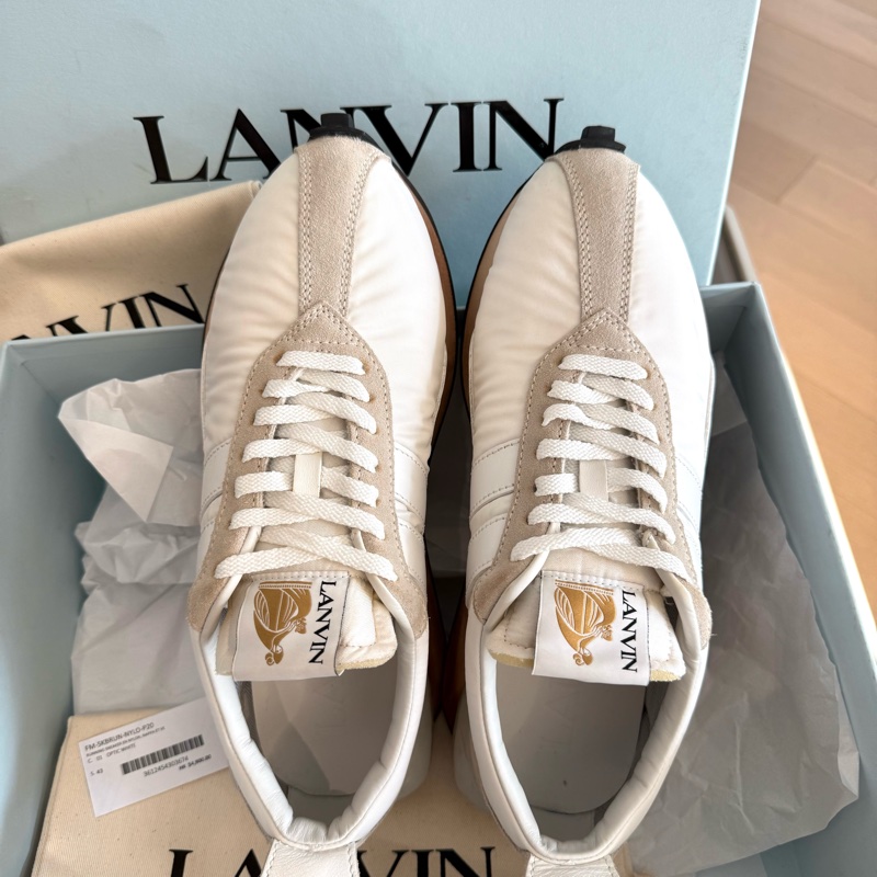 Lanvin 👍🏻 ⛵️Sneakers，100%Real正貨，100%New, size 43-9