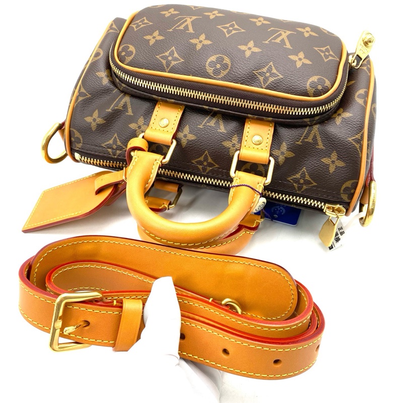 ✨99新 LV 路易威登 棕色老花keepall25斜挎包 手提包 金扣 大全套 25年新款❤️正品保障-4