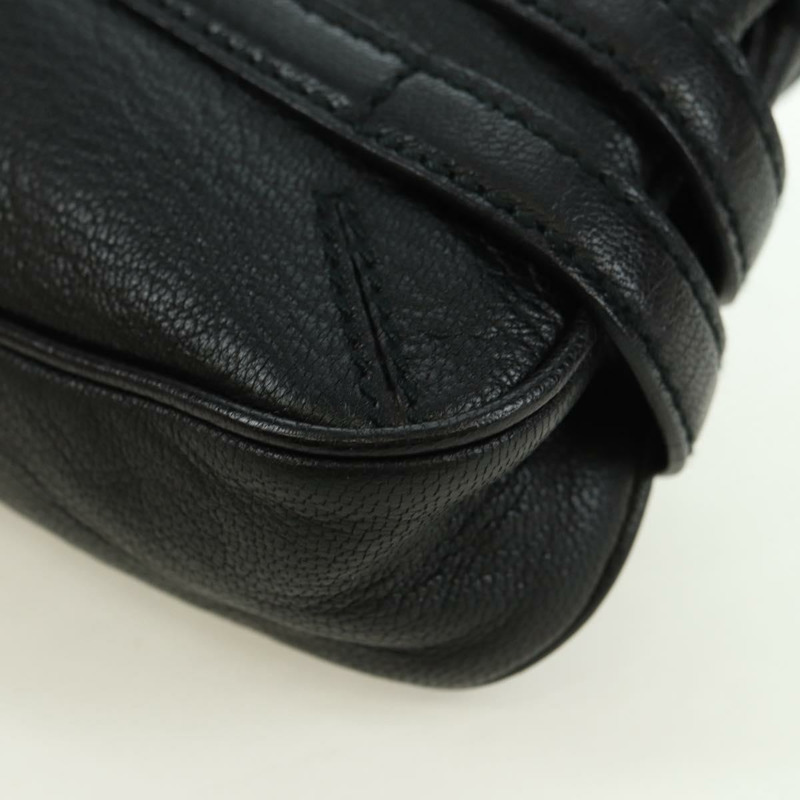 【日本直送】GUCCI 馬銜扣單肩包，黑色金色皮革，貨號 159402，正品編號 178489SAV-16