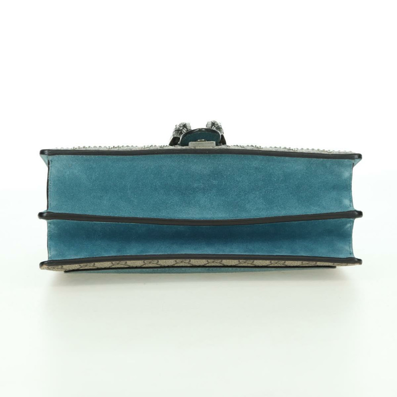 【日本直送】GUCCI 鏈條 Dionysus 憤怒貓包 皮革 米色 銀色 403348 正品 178733V-4