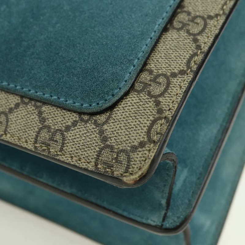 【日本直送】GUCCI 鏈條 Dionysus 憤怒貓包 皮革 米色 銀色 403348 正品 178733V-7