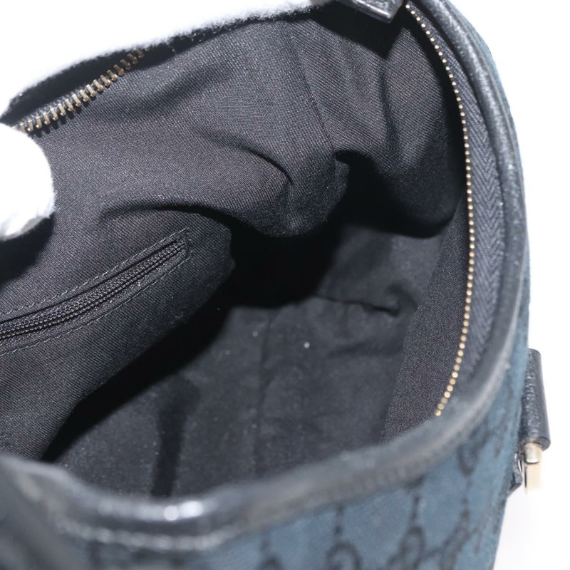【日本直送】GUCCI Abbey GG帆布單肩包 黑色 金色 130738 正品 179375A-19