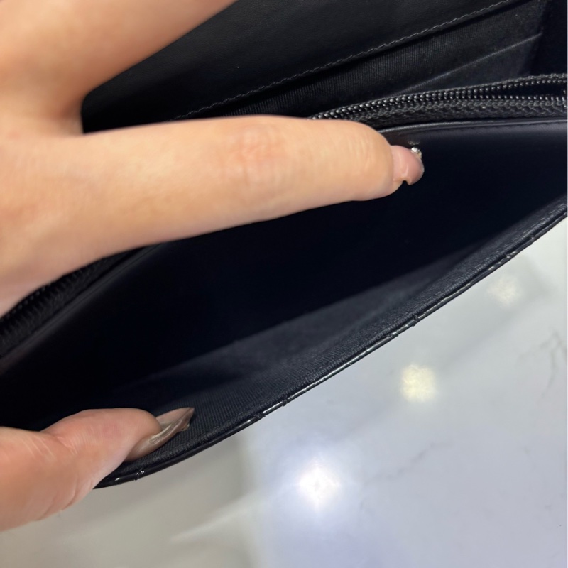 Chanel香奈兒 黑銀漆皮woc發財包  鐳射20開 尺寸約19*12*4cm-8