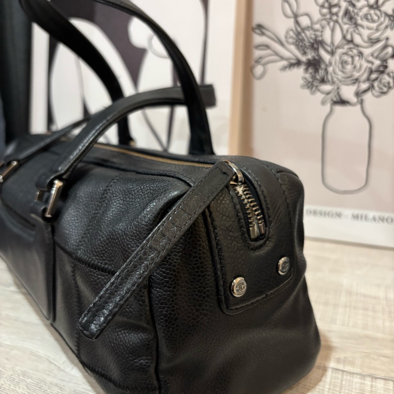 Chanel   黑色牛皮法棍🥖手提包-2