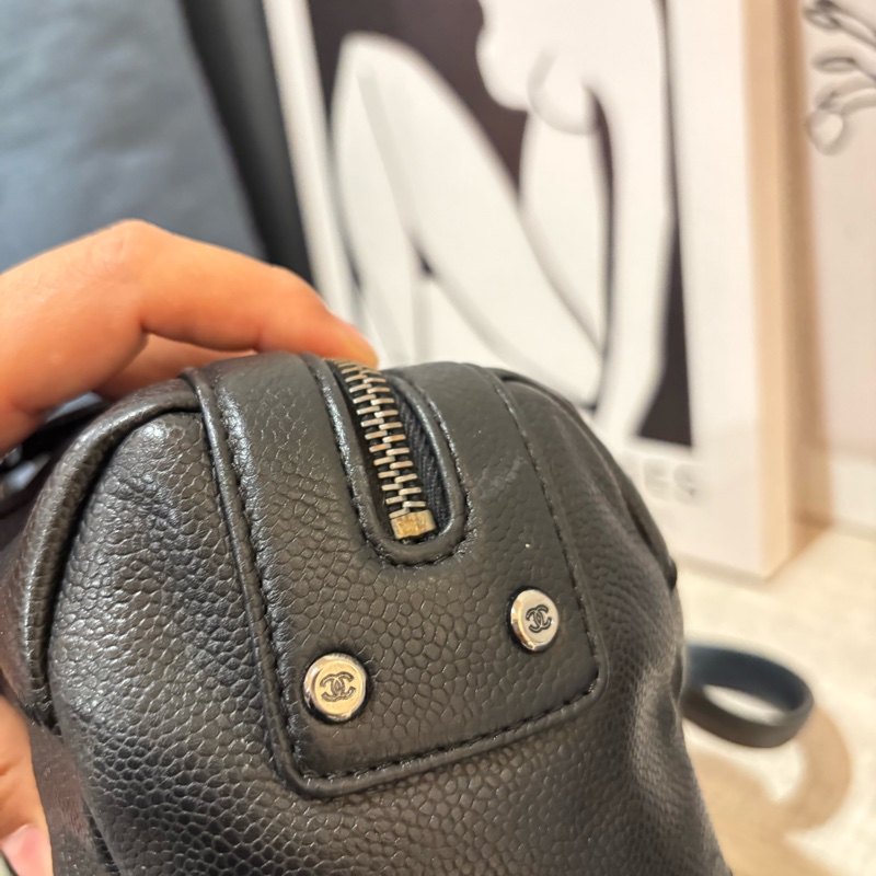 Chanel   黑色牛皮法棍🥖手提包-6