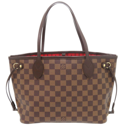 近全新路易威登 Neverfull PM Damier Cerise N51109 手提包 LV 0158 LOUIS VUITTON