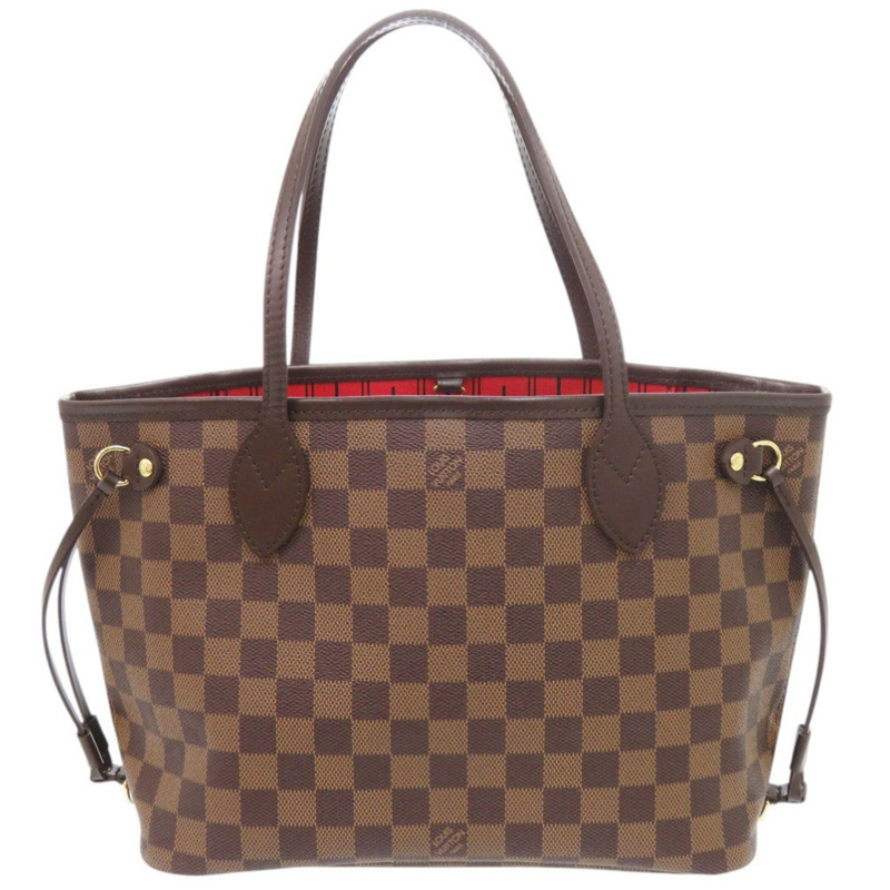 近全新路易威登 Neverfull PM Damier Cerise N51109 手提包 LV 0158 LOUIS VUITTON-0
