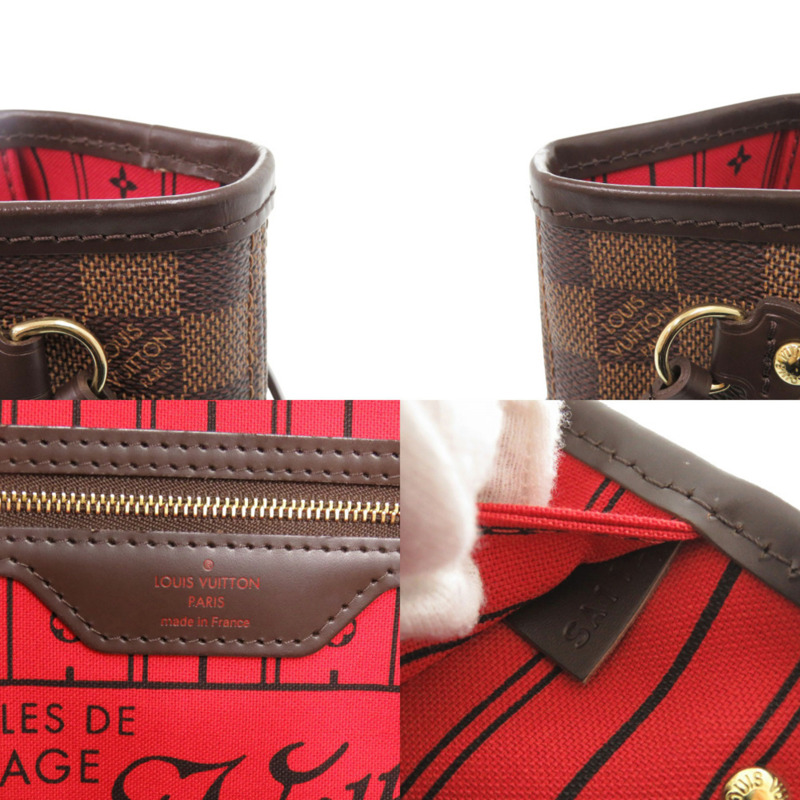 近全新路易威登 Neverfull PM Damier Cerise N51109 手提包 LV 0158 LOUIS VUITTON-9