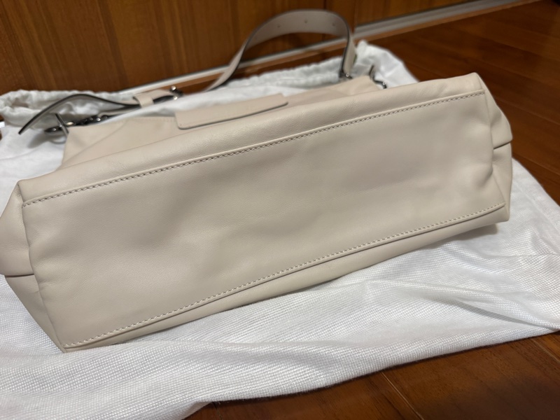 Longchamp LE PLIAGE XTRA hobo半月形單肩包 M 白紙色 牛皮-7