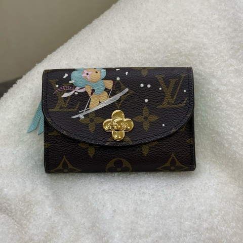 LV聖誕 Vivienne 系列 短夾零錢包✨最新晶片款