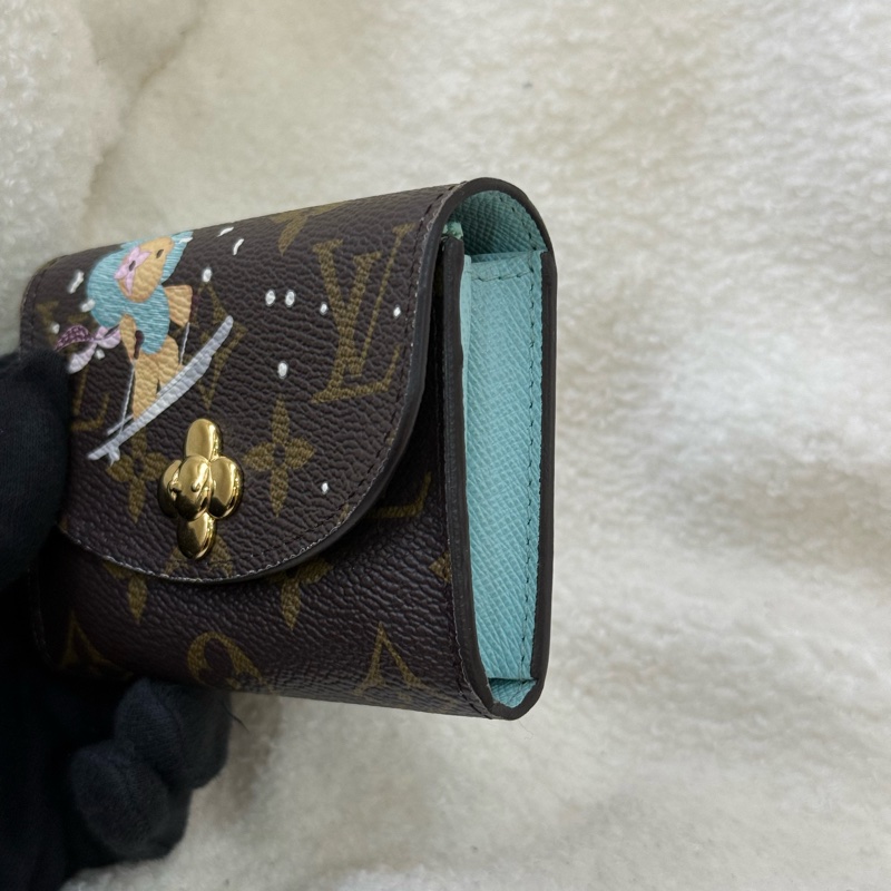 LV聖誕 Vivienne 系列 短夾零錢包✨最新晶片款-2