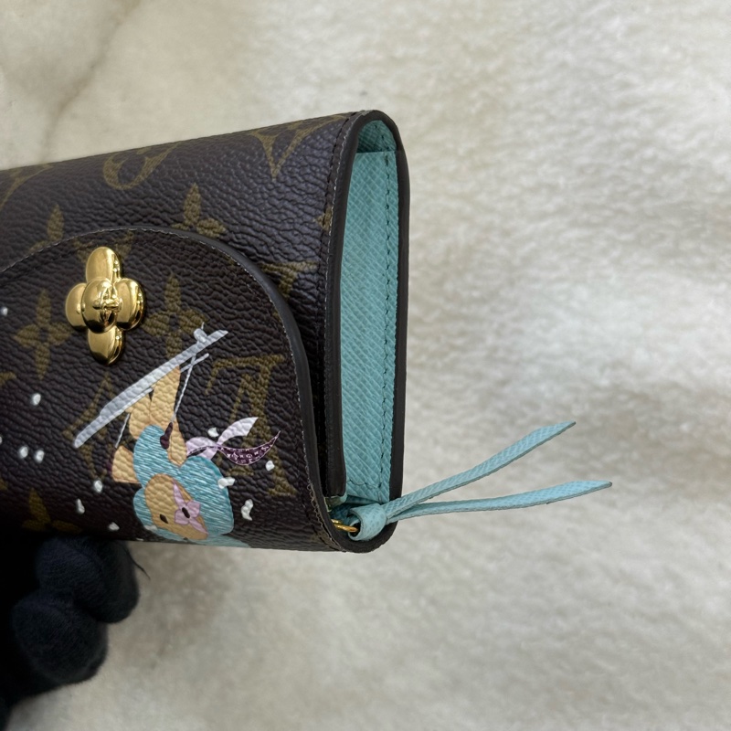 LV聖誕 Vivienne 系列 短夾零錢包✨最新晶片款-3