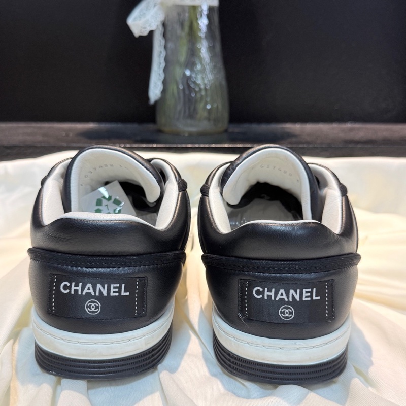 CHANEL/香奈兒 黑白熊貓雙C字母休閒鞋-2