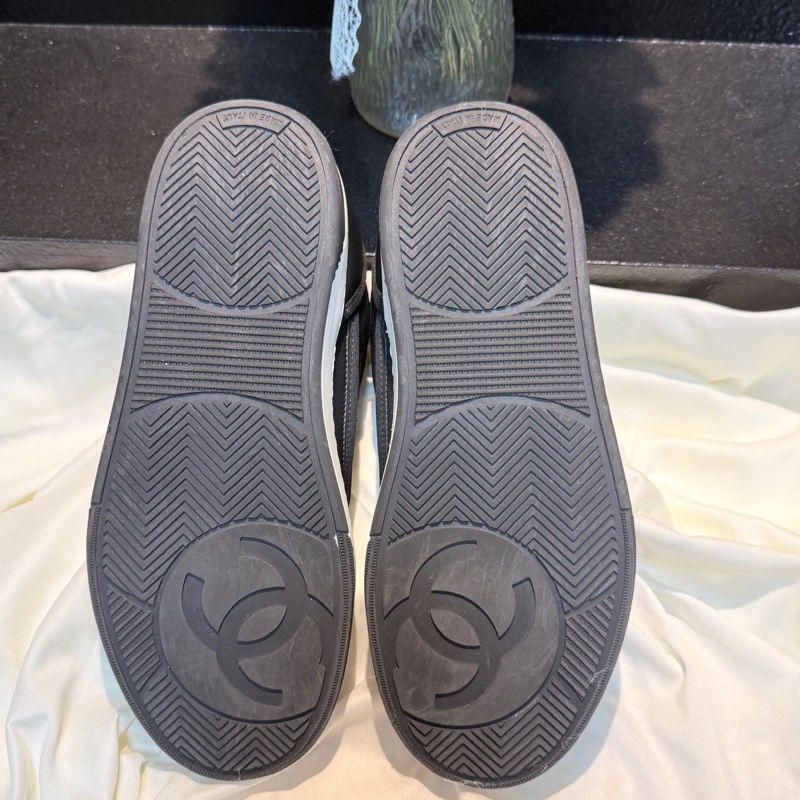 CHANEL/香奈兒 黑白熊貓雙C字母休閒鞋-5