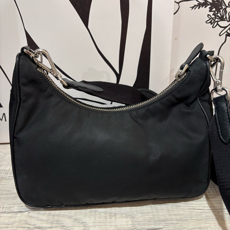 PRADA 普拉達 經典TESSUTO三角LOGO尼龍 三合一包-1