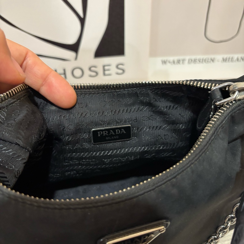 PRADA 普拉達 經典TESSUTO三角LOGO尼龍 三合一包-7