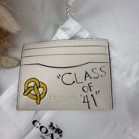 全新品 狀態良好 COACH 牛皮卡片夾 男女適用